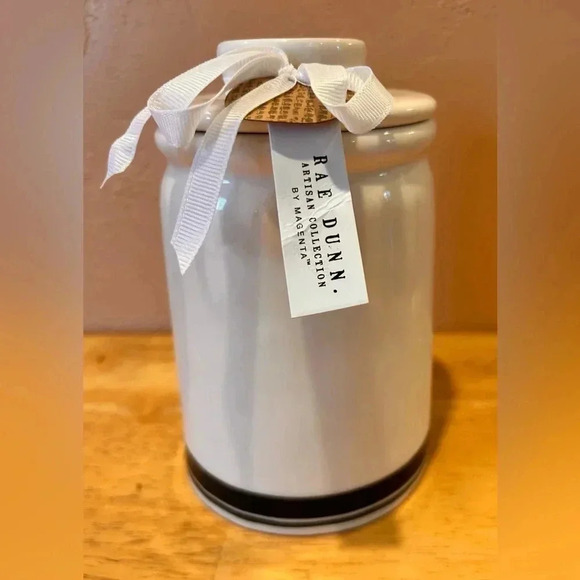 Rae Dunn Artisans Collection by Magenta Ceramic Jar with Lid. NWTS. - Picture 7 of 9